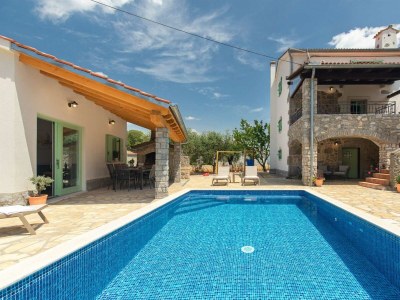 Holiday house IVA with heated pool in Vrh - Holiday house