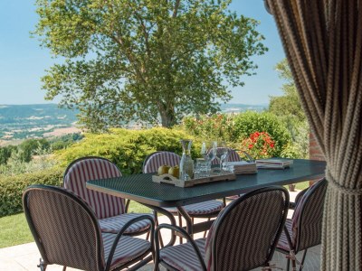 Holiday house Pretty stone house with pool and well-kept garden - 726 TOD in Grutti (Gualdo Cattaneo) - (PG) - Holiday house