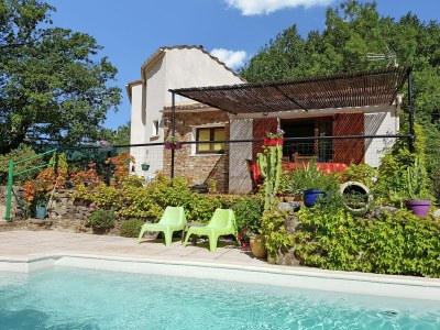 Villa Saint-Brès: Pool & Natur - Outdoor photo 9