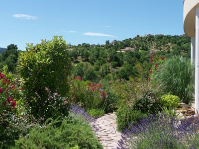 Villa Villa in Les Adrets with Pool & Hill Views - Outdoor photo 11