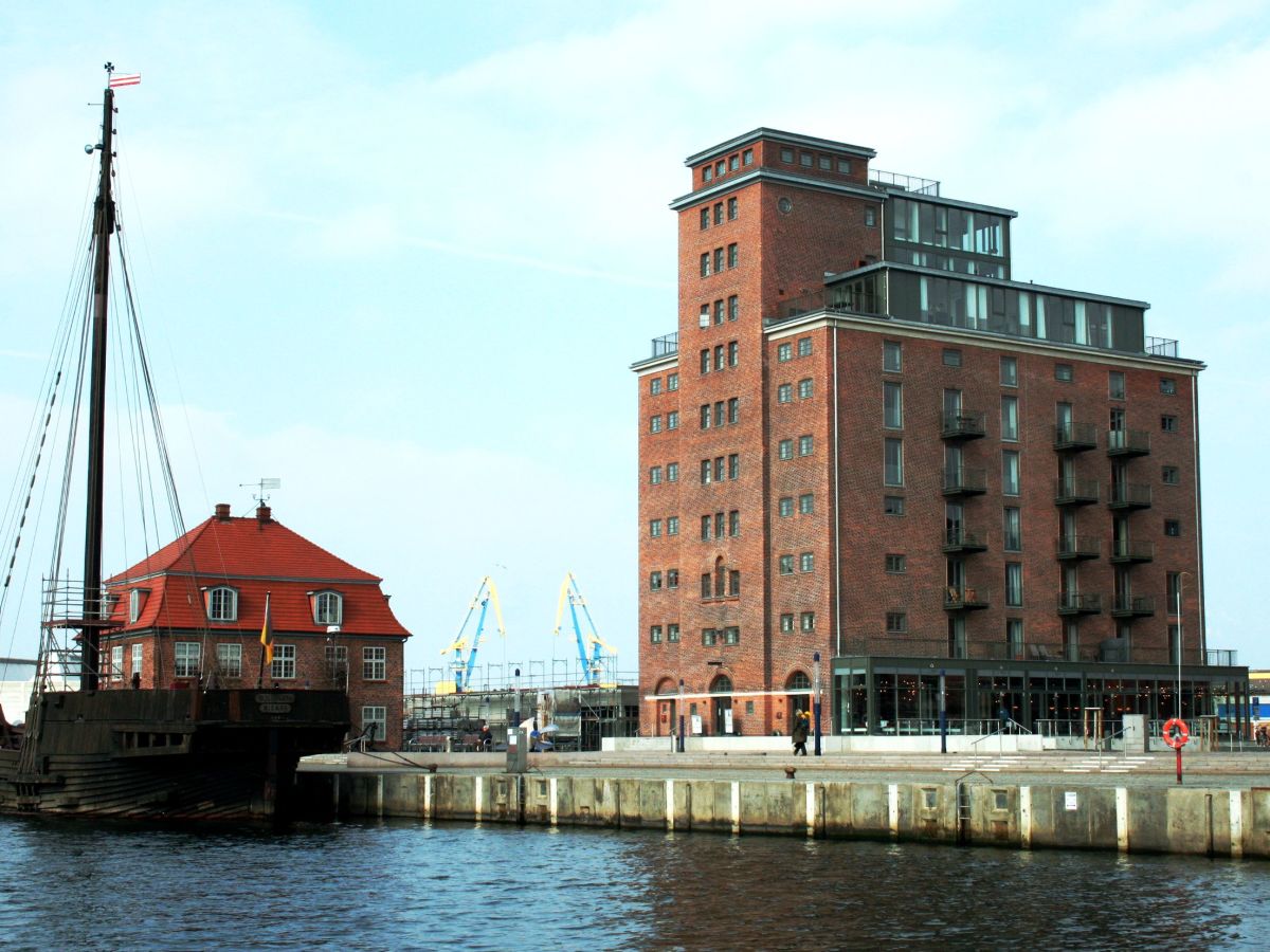 Apartment im Ohlerich-Speicher mit Hafenblick