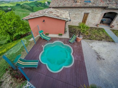 Cottage Villa in Sant'Angelo mit Talblick - Outdoor photo 15