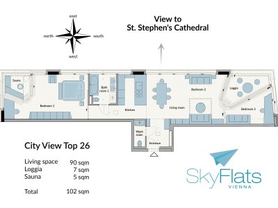 Apartment Skyflats Vienna City View - Document photo 31
