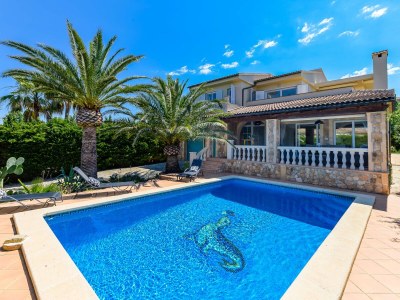 Holiday house Casa Foca - Familienfreundliches Ferienhaus in ruhiger Lage mit spektakulärem Meerblick und gemütlichem Poolbereich in Bahia Azul in Badia Blava - Holiday house