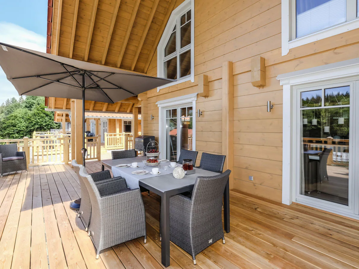 Holiday house Mountain forest lodge "Blickfang"