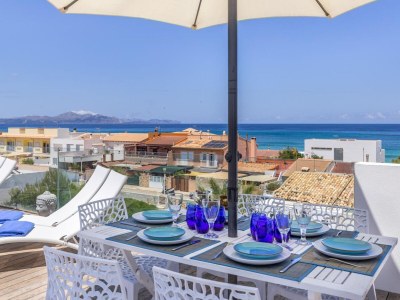 Holiday house with sea view and terrace Son Serra - Outdoor photo 5