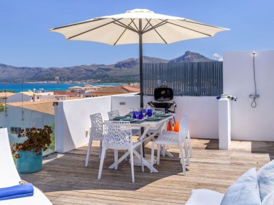 Holiday house with sea view and terrace Son Serra - Outdoor photo 7