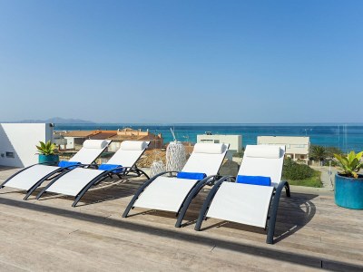 Holiday house with terrace and panoramic sea view in Son Serra de Marina - Holiday house