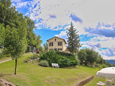 Apartment Wohnung in Piticchio mit Pool und Aussicht in Ancona City - Apartment
