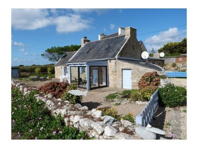 Holiday house 481-Fisherman's cottage, 180° sea view, near beaches. in Plouhinec - Holiday house