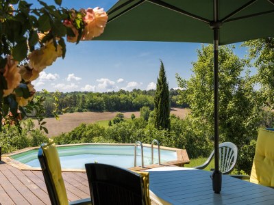 Farmhouse Magnificent holiday home with pool in Thenon - Outdoor photo 8