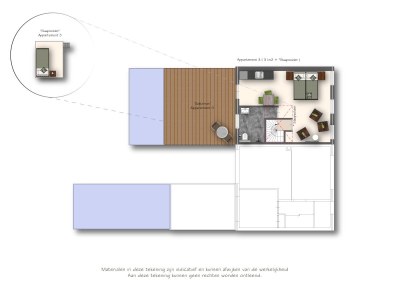 Holiday apartment Willebrordstraat 13 Studio 3 - Document photo 14