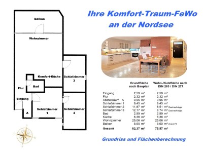 Holiday apartment Komfort Ferienwohnung Albatros 25 - Document photo 40