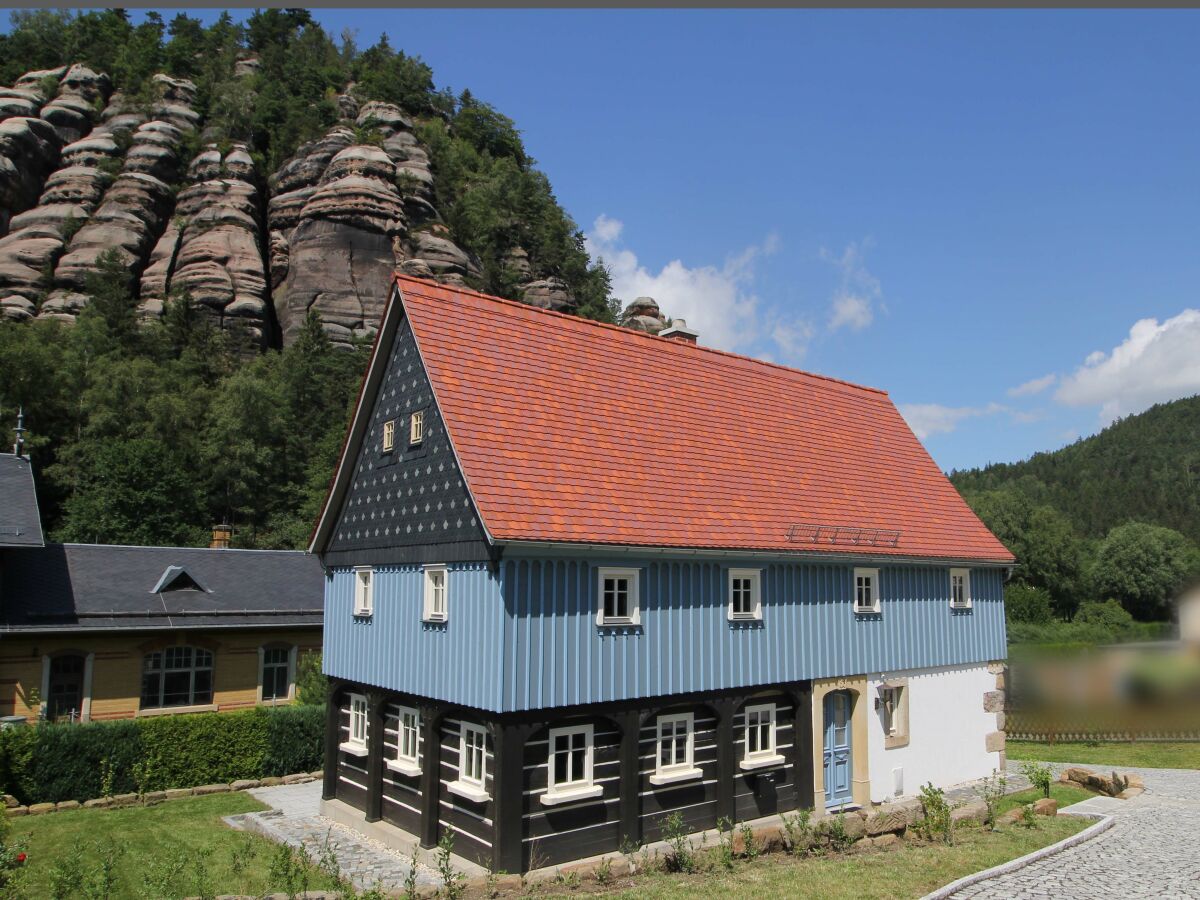 Holiday house Cottage "Gebirgshäusl" Upper Lusatia - Outdoor photo 2