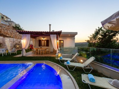Villa Villa auf Kreta mit Pool und Stränden in der Nähe in Roumeli - Villa