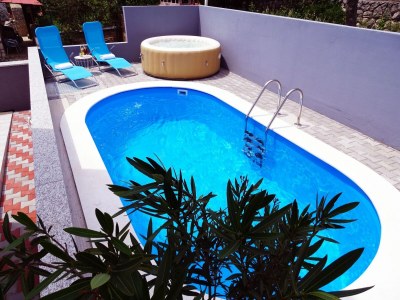 Villa Ruhige Villa in Dramalj mit Sprudelbad - Outdoor photo 7