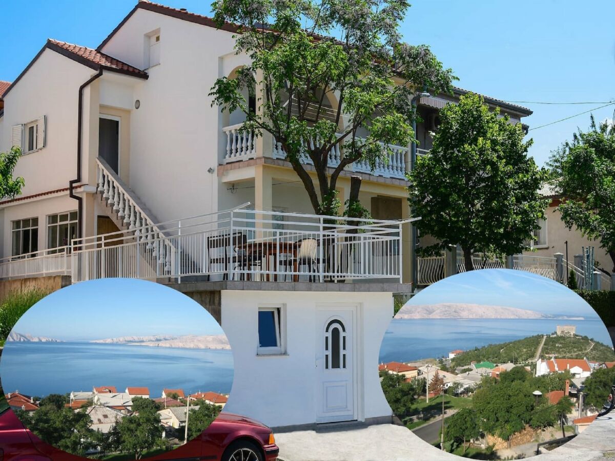 Apartment Wohnung in Senj mit Meerblick und Grill