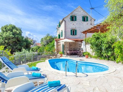 Villa Villa in Sumartin mit Pool am Strand - Outdoor photo 2