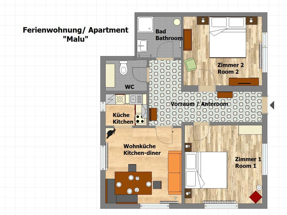 Apartment Ferienwohnung Malu - Outdoor photo 2