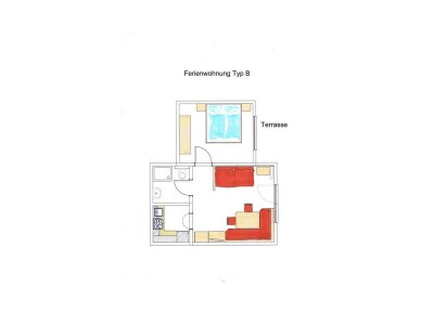 Apartment Apartm."B"-1 Schlafraum/Dusche,WC,TV,Ter - Features photo 44