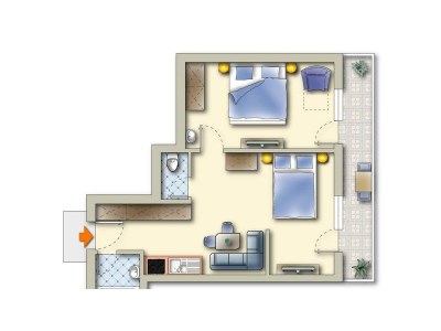 Apartment Typ B Übernachtung mit Frühstück - Document photo 60