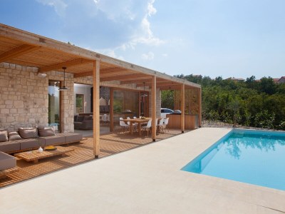 Villa Villa Olea with pool & Seaview in Klimno - Villa