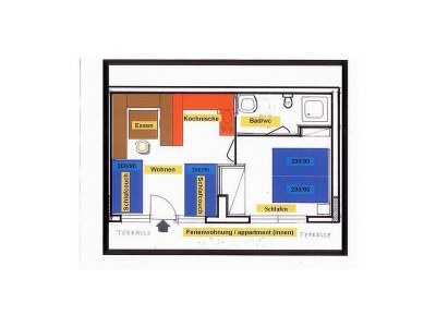 Apartment Appartement/Fewo, Dusche oder Bad, WC, Balkon - Features photo 8