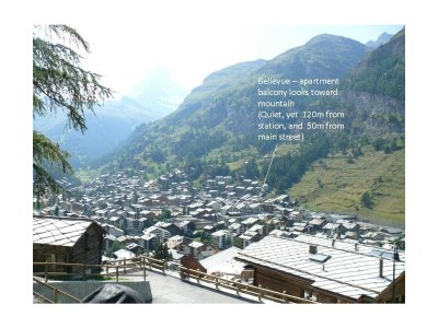 Holiday apartment Haus Bellevue in Zermatt - Holiday apartment