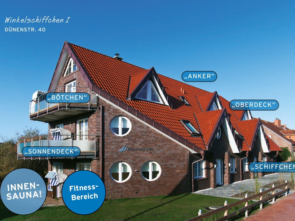 Holiday apartment Sonnendeck im Haus Winkelschiffchen 1 - Outdoor photo 2
