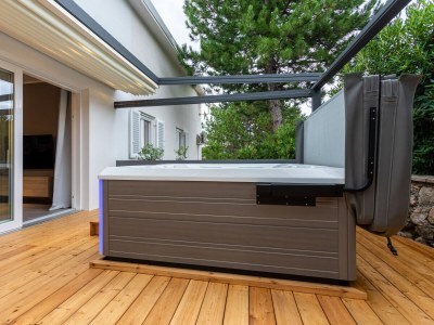 Holiday apartment Ferienwohnung (A2+2) mit Whirlpool im Freien - Features photo 26