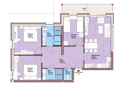 Apartment Appartement Golfblick, Bad, WC, 3 Schlafräume - Features photo 40