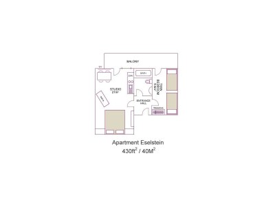 Apartment App. Eselstein / 1 Schlafraum / 1 Badezimmer - Features photo 37