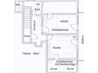 Apartment App. Linde/2 Schlafräume/Dusche, WC 63 - Features photo 40