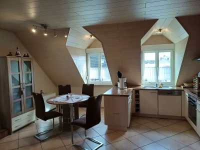 Apartment 3-Bett-Ferienwohnung Dusche/WC, 2 Schlafräume in Laufeld - Apartment