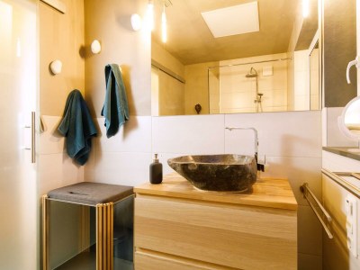 Apartment Blaues Ferienhaus, Dusche/WC, Terrasse bis 4 Pers. - Features photo 45