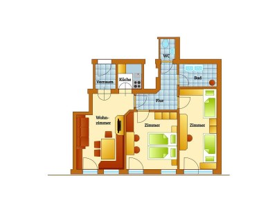 Apartment Apartment mit 1 Schlafzimmer - Outdoor photo 24
