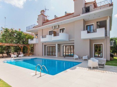 Villa Luxuriöse Villa mit Pool in Anavissos - Outdoor photo 8