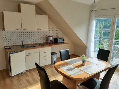 Apartment Ferienwohnung, Dusche, WC, Flussblick - Features photo 29