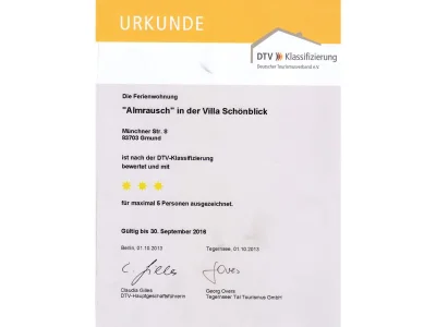 Holiday apartment Guest house at Gasteig Villa Schoenblick - Document photo 22