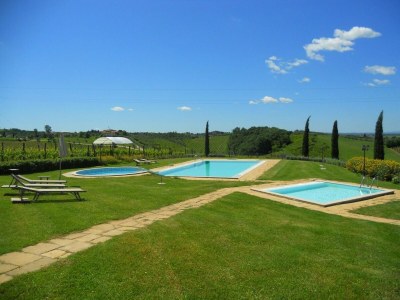 Apartment Gemütliches Ferienhaus mit Schwimmbad mit whirlwanne und Kinderbecken - Outdoor photo 6