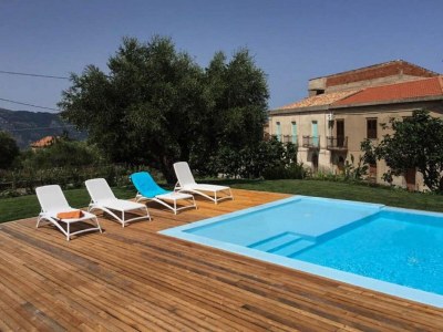 Villa Entzückende Villa in Naso mit privatem Pool - Outdoor photo 5