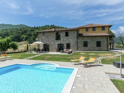 Cottage Luxusvillen in Poppi mit beheiztem Pool - Outdoor photo 6