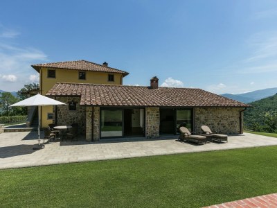 Cottage Luxusvillen in Poppi mit beheiztem Pool - Outdoor photo 11
