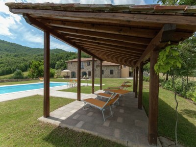 Cottage Luxusvillen in Poppi mit beheiztem Pool - Outdoor photo 17