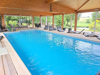 Apartment Holiday Farm in Pfaffenhofen with Indoor Pool - Outdoor photo 8