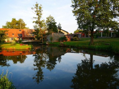 Apartment Ferienhof am Roten Fluss mit Pool - Outdoor photo 13