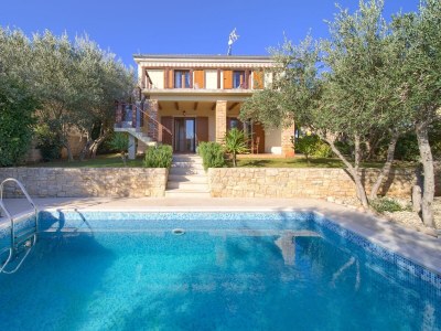 Villa Rustika with pool & Seaview in Sužan - Villa