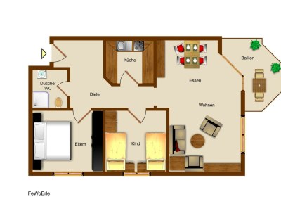 Apartment Ferienwohnung Erle I - Features photo 14