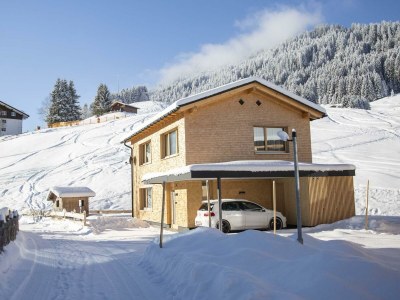 Apartment Ferienhaus mit 3 Schlafräumen in Hirschegg - Apartment