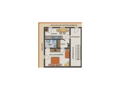 Apartment Apartment II/1 Schlafraum/Dusche, WC - Features photo 28